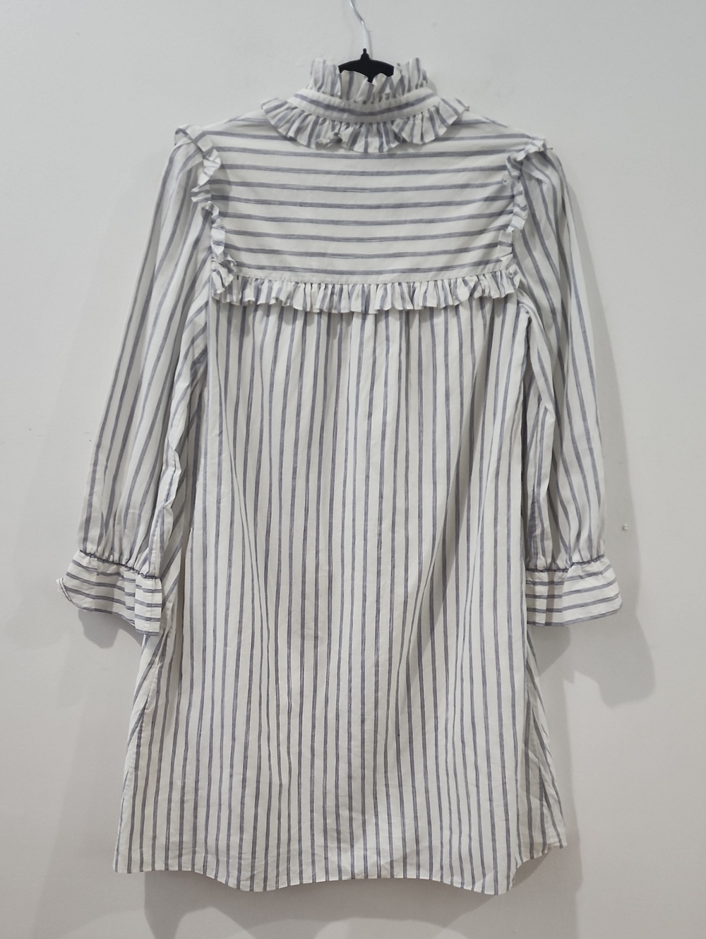 Celine Striped Ruffle Dresss - Picture 7 of 13